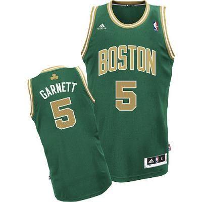 Camiseta Boston Celtics #5 Kevin Garnett St. Patricks Day Re